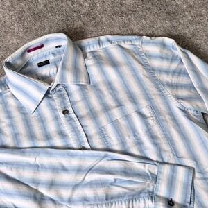 Paul Smith London Men's Dress Shirt 16/41 Italy Long Sleeve Luxury Luxury Cotton